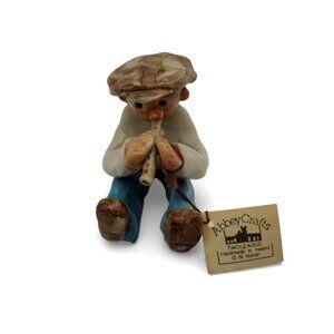 Abbey Crafts Timoleague Figurine Boy Playing Whistle Ireland